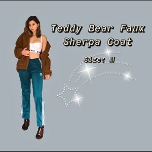 Warm Brown Teddy Jacket